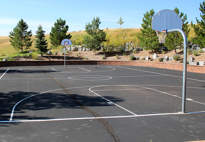 Redtail basketball court